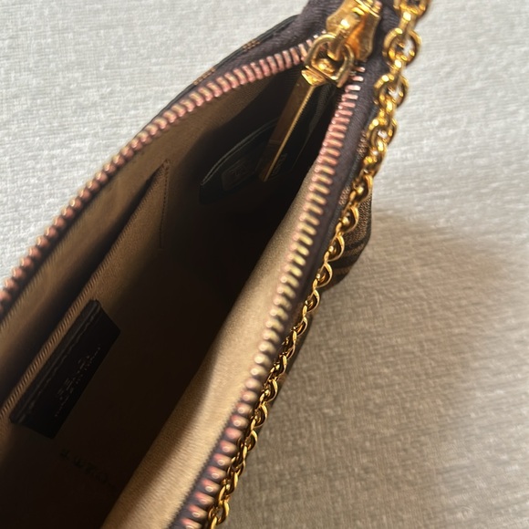 Fendi Monogram Canvas Wristlet Pochette - Picture 8 of 16